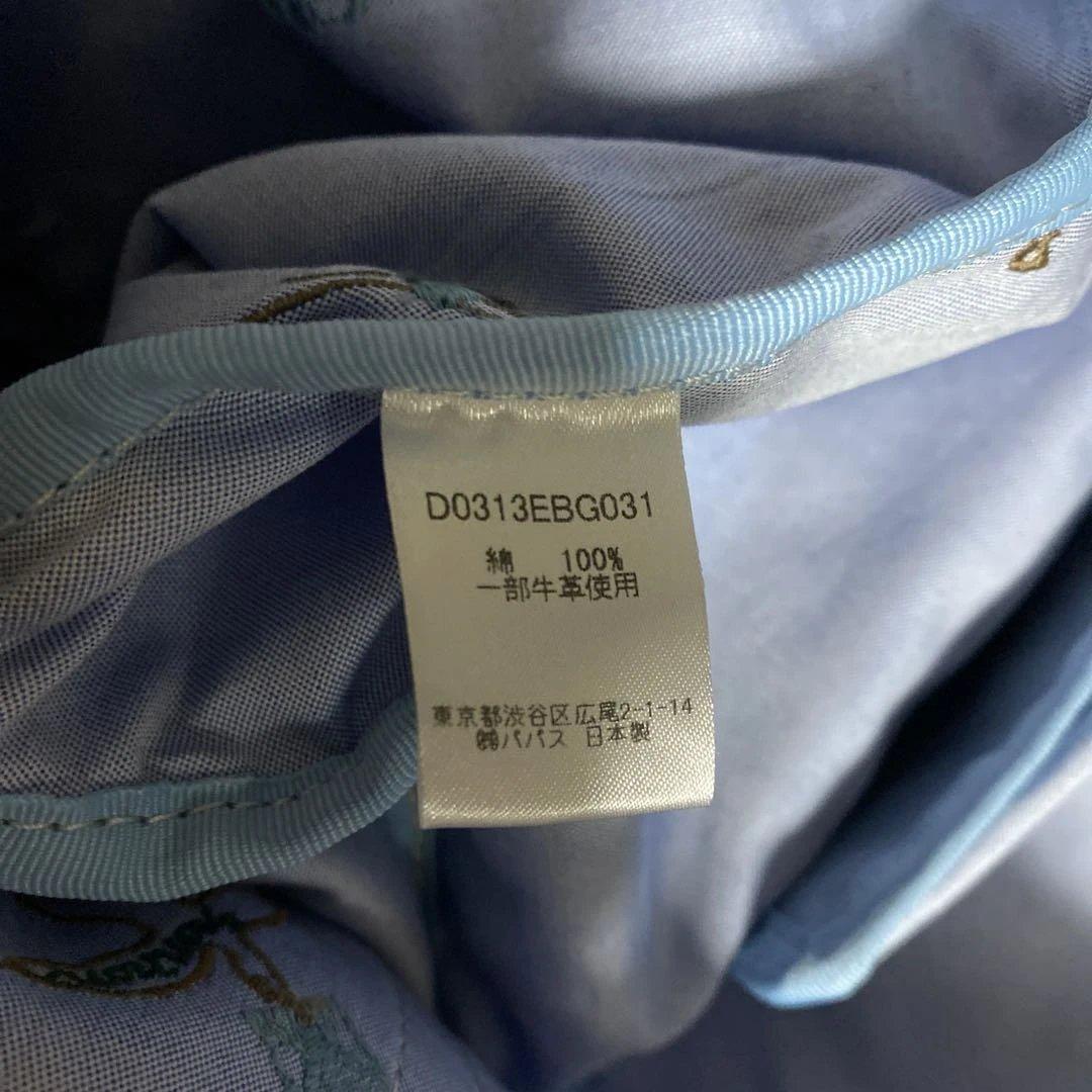 NONNON 刺繍コットン　トートバッグ