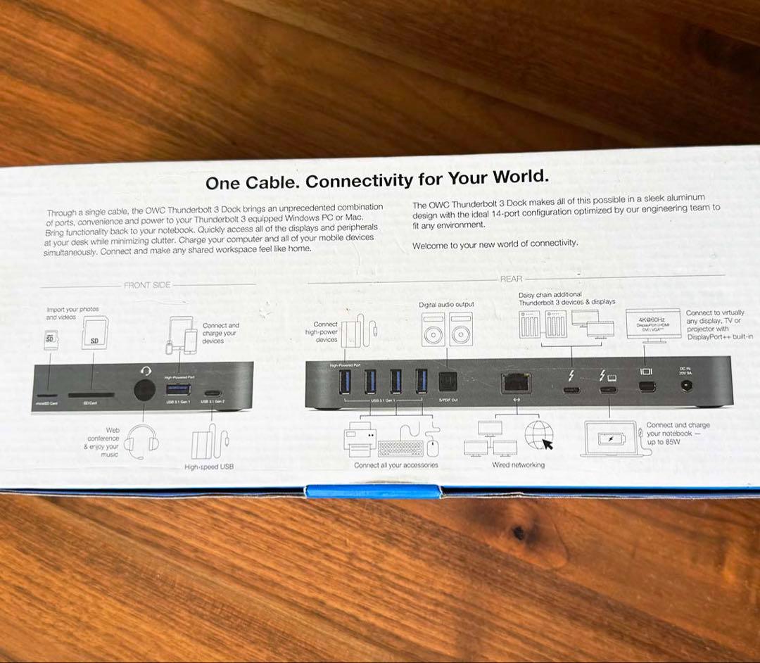 OWC Thunderbolt 3 Dock ドッキングステーション