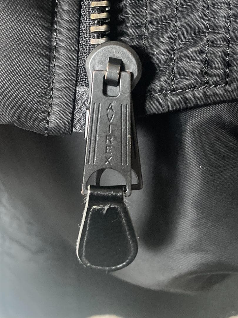 【希少XL・黒】AVIREX MA-1 フライトジャケット 民間品