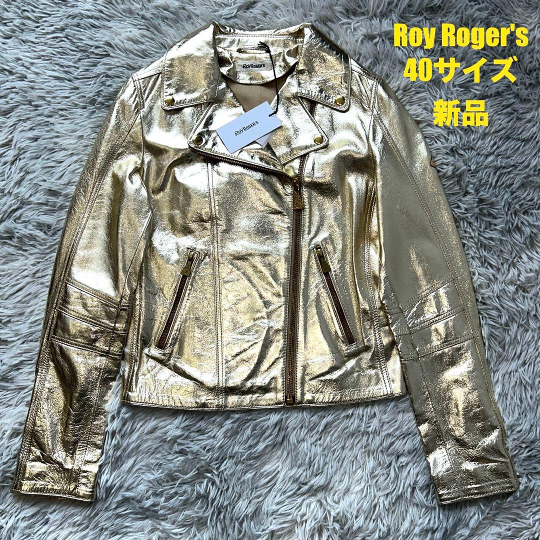 KkbooksRoy Roger's ダブルライダースジャケット ゴールド