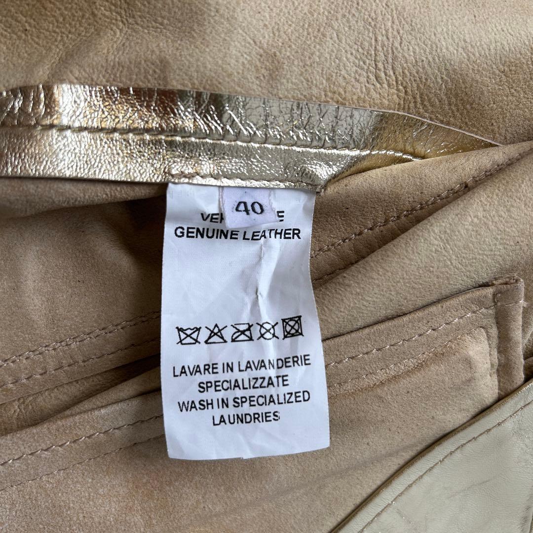 KkbooksRoy Roger's ダブルライダースジャケット ゴールド