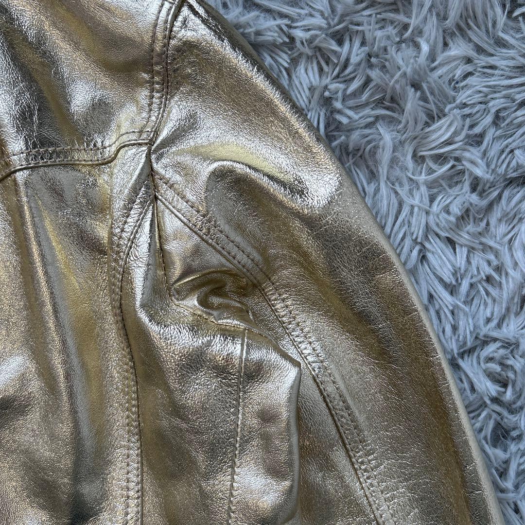 KkbooksRoy Roger's ダブルライダースジャケット ゴールド