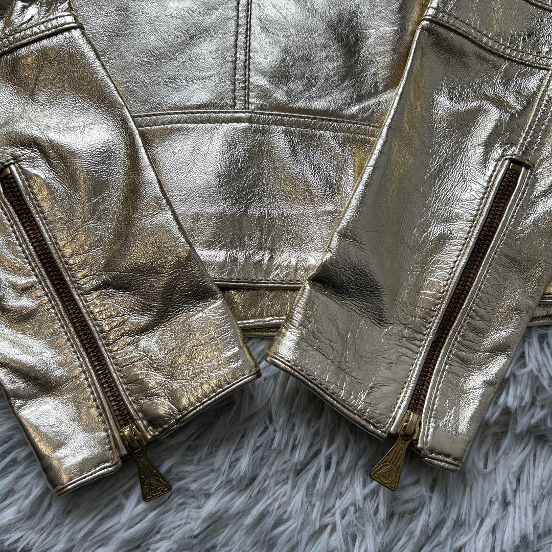 KkbooksRoy Roger's ダブルライダースジャケット ゴールド