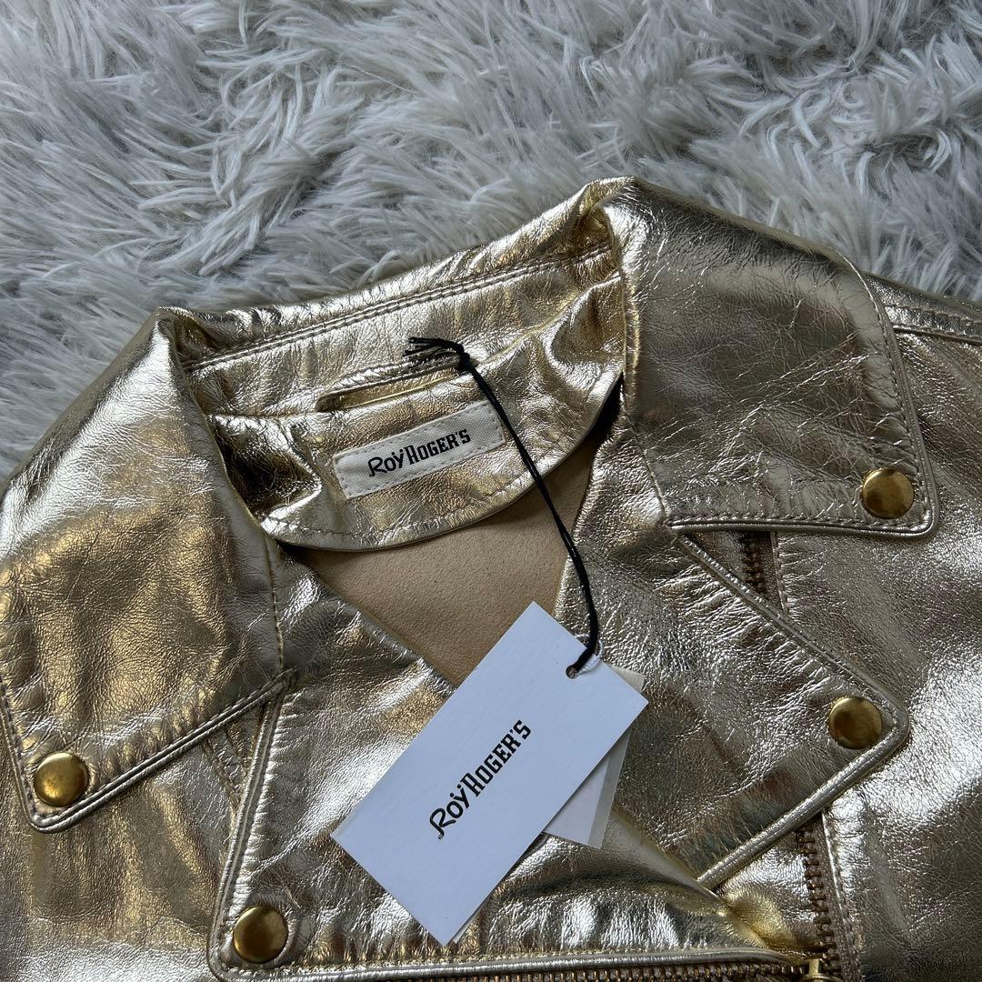 KkbooksRoy Roger's ダブルライダースジャケット ゴールド