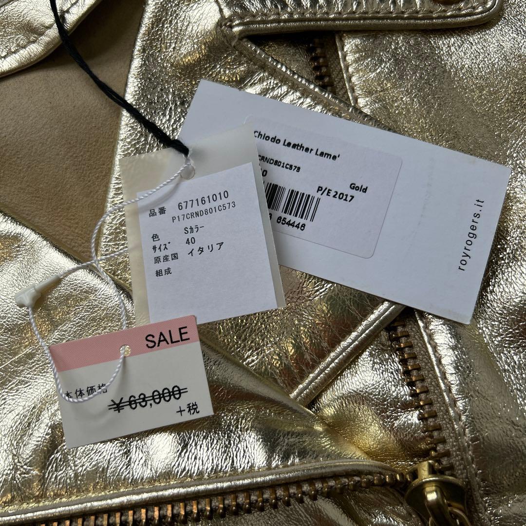 KkbooksRoy Roger's ダブルライダースジャケット ゴールド