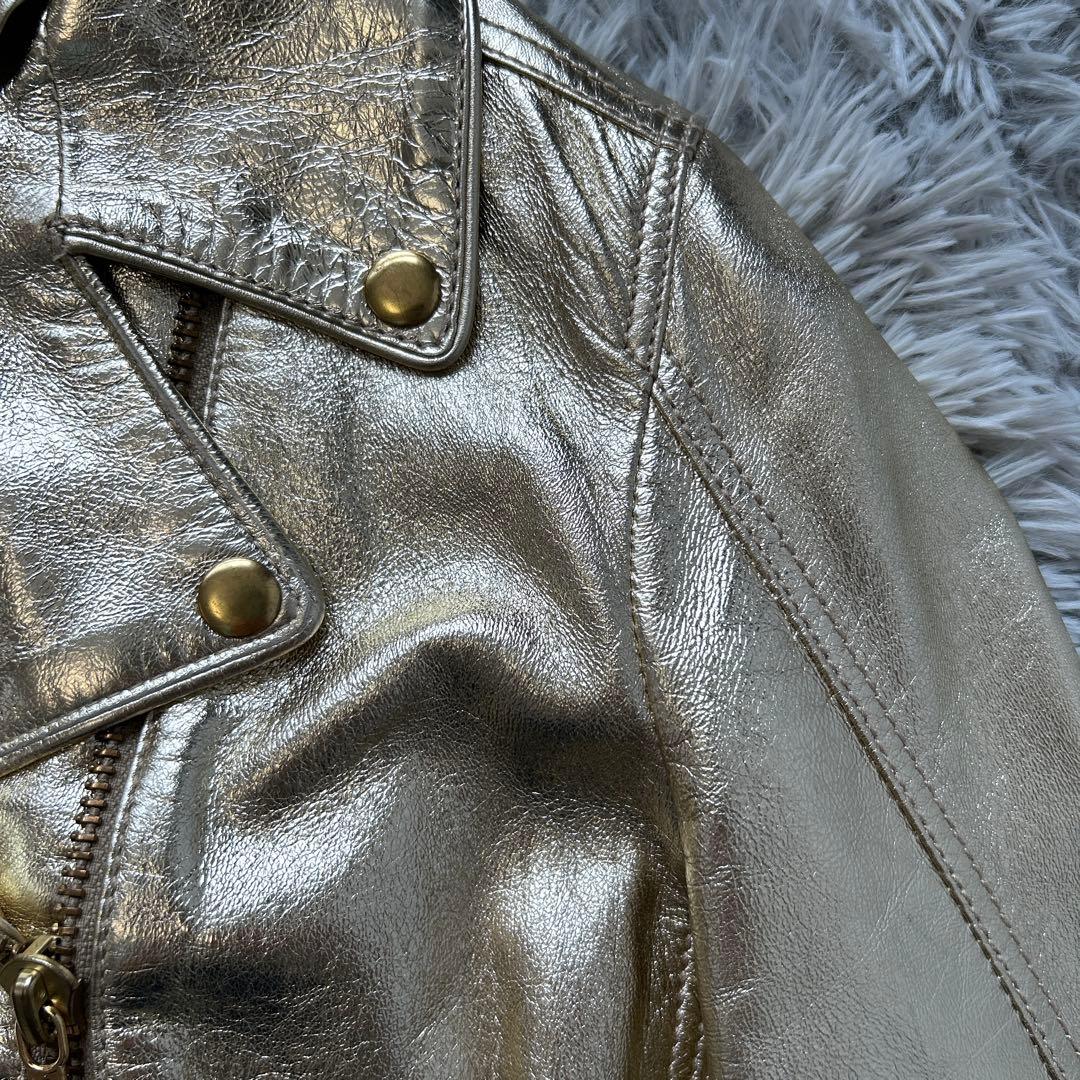 KkbooksRoy Roger's ダブルライダースジャケット ゴールド