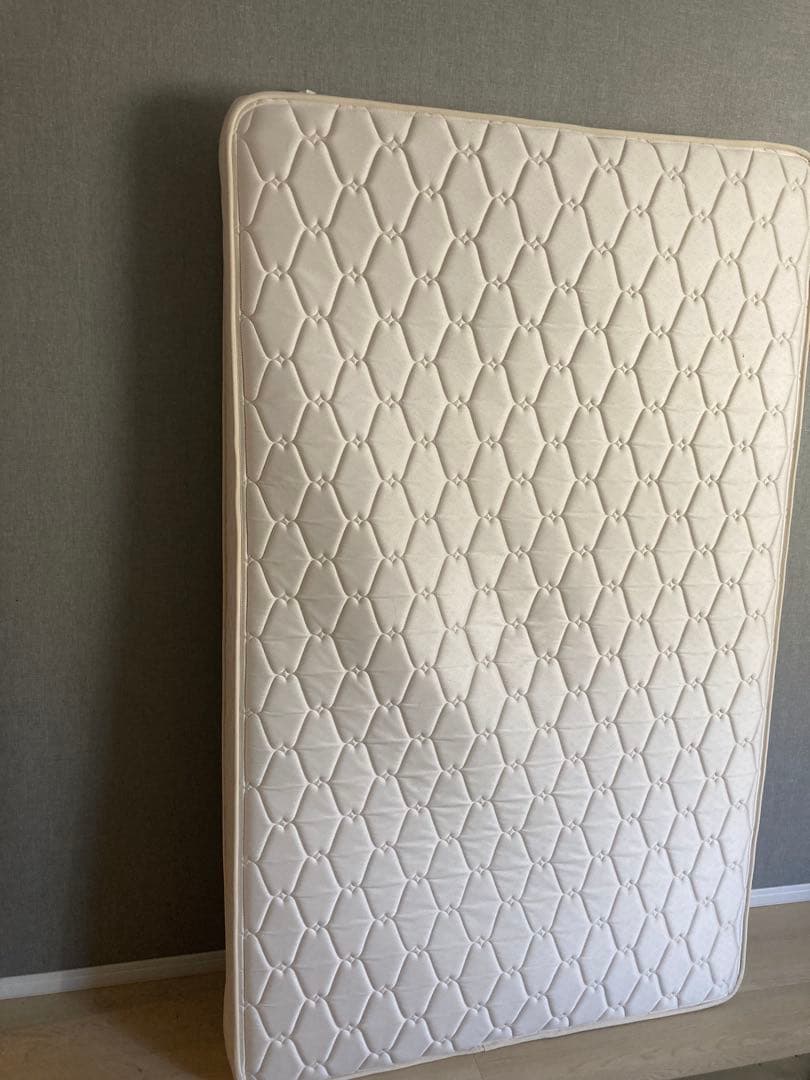 【ACTUS】セミダブルベッド　マットレスセット【配達or引取】