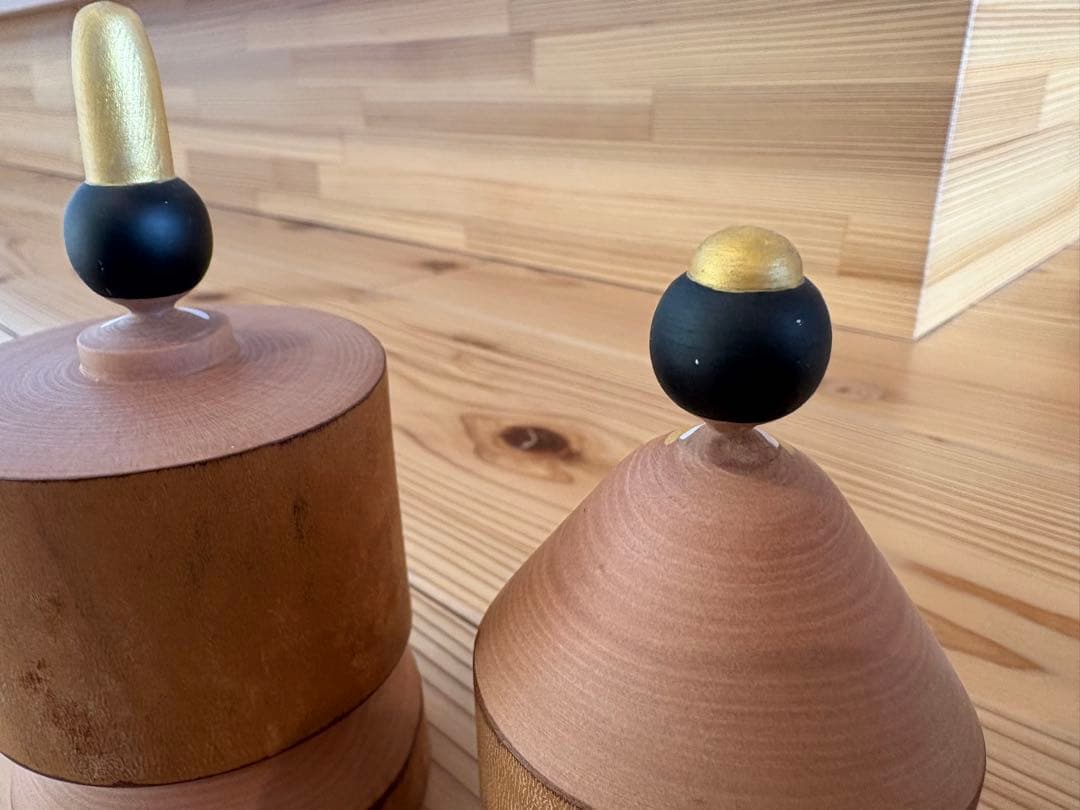 松谷伸吉さん　木地雛人形