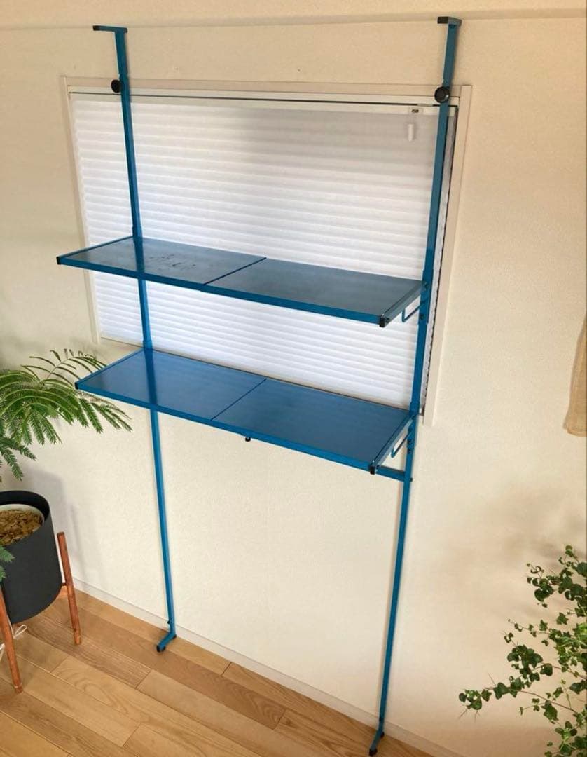 Ventol/ヴェントル ランドリーラック 棚2段ブルー