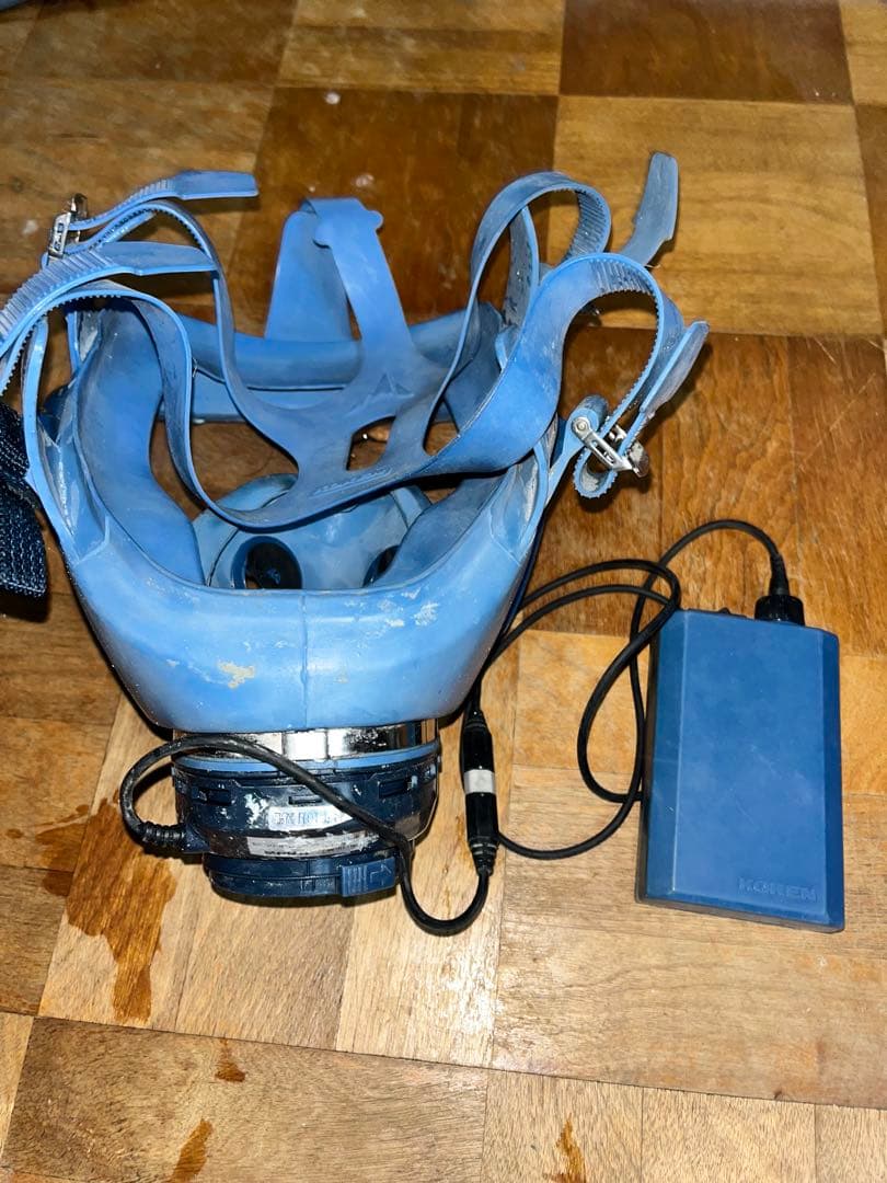 防塵マスク　全面型電動ファン付き呼吸用保護具　アスベスト　roots