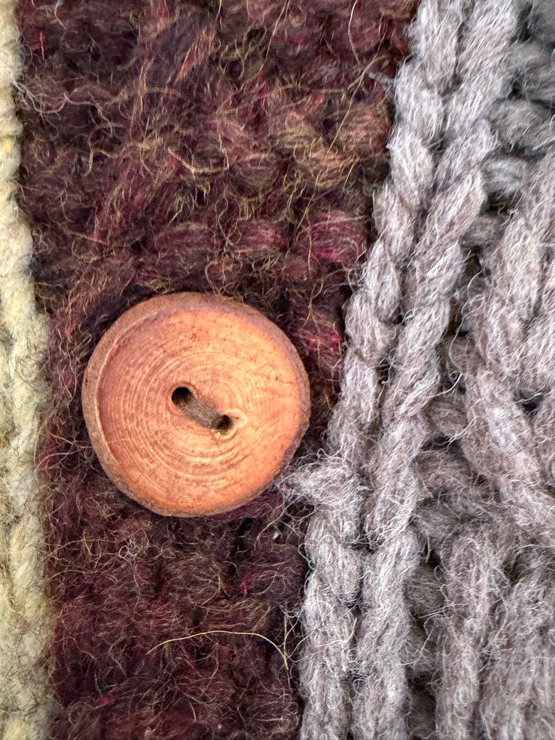 カウチンセーター　KANATA ケーブル編みカーディガン ろーぐす