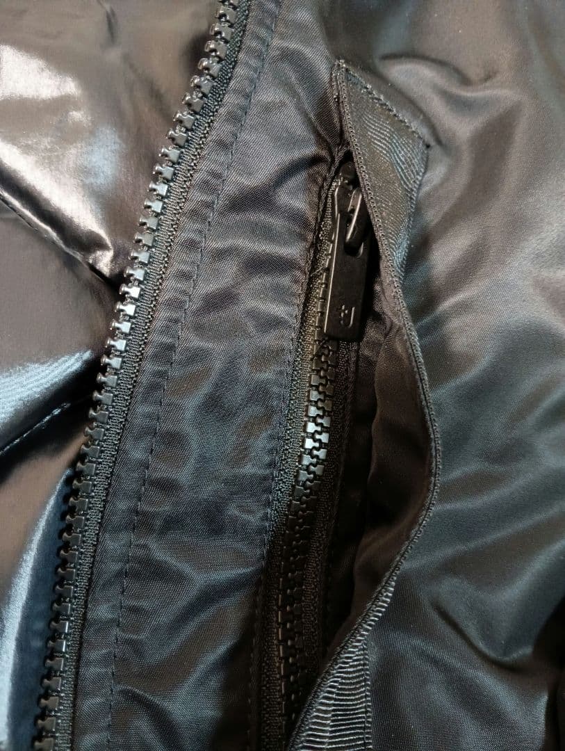 美品ユニクロ+J ハイブリッドダウンオーバーサイズMA-1ブルゾン M ブラック