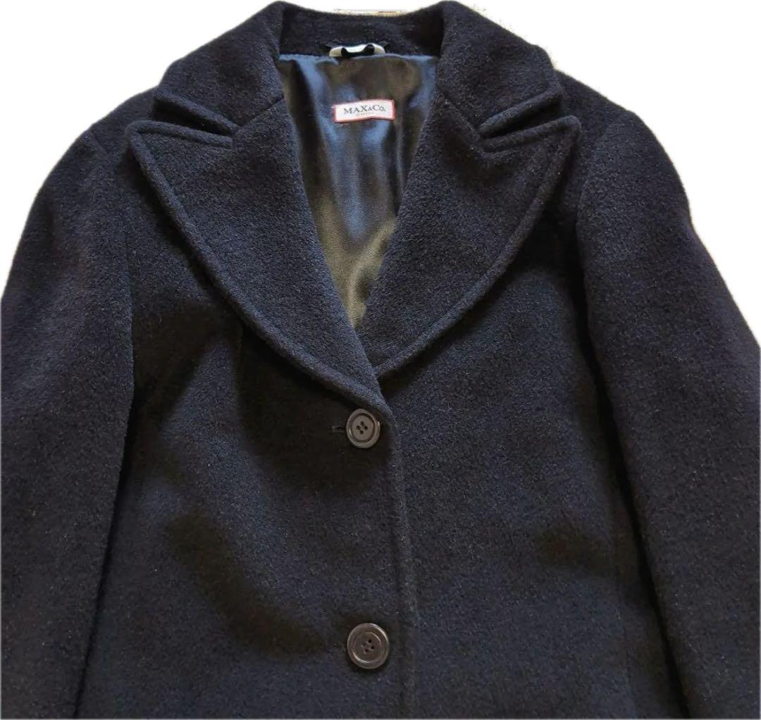 MaxMara Max&Co マックスマーラ　ブラック　チェスターコート