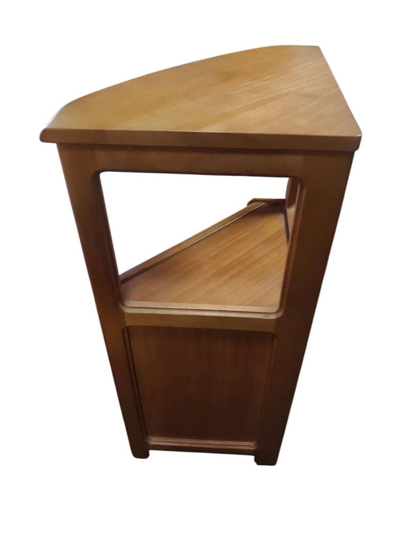 Karimoku カリモク 三角コーナータイプ 電話台 花台 収納棚