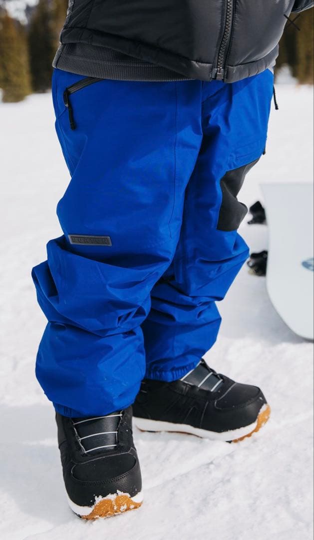 【新春セール】BURTON スノーウエア上下セット XL 青（子供用ウエア）