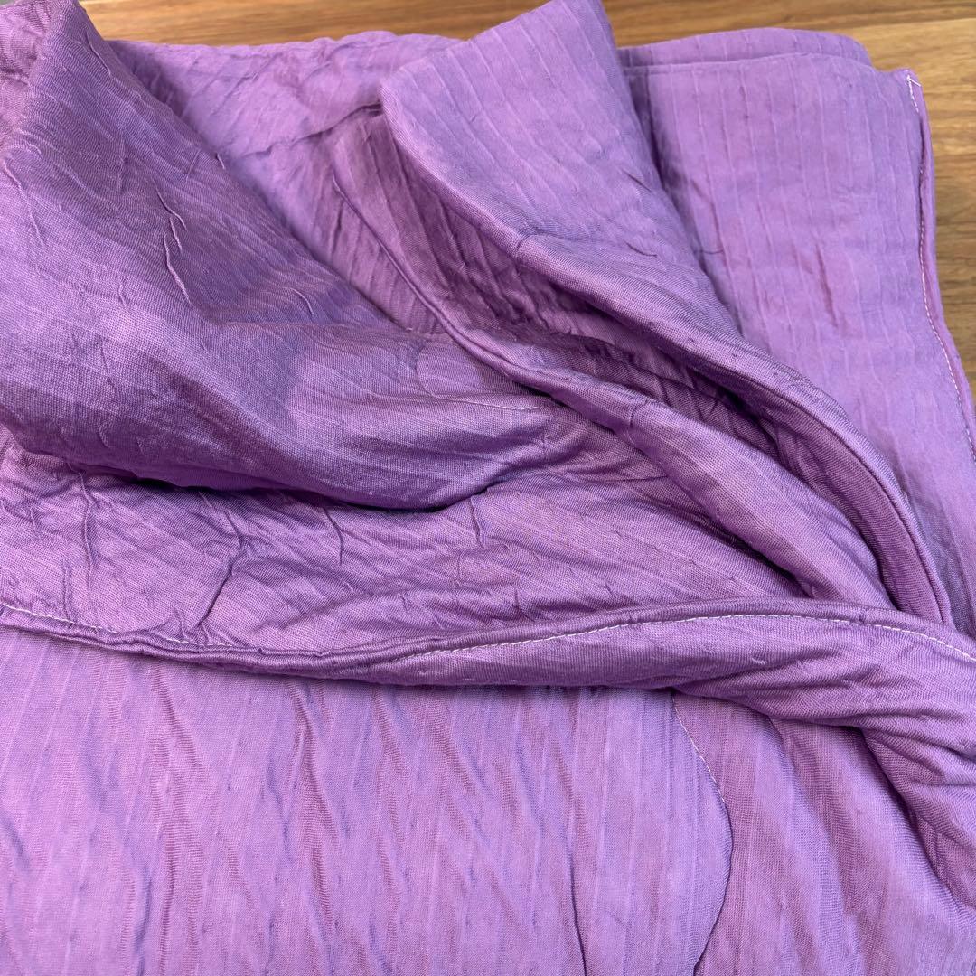 未使用◇モリリン◇なめらかシルクの肌掛けふとん◇180×200cm◇ラベンダー