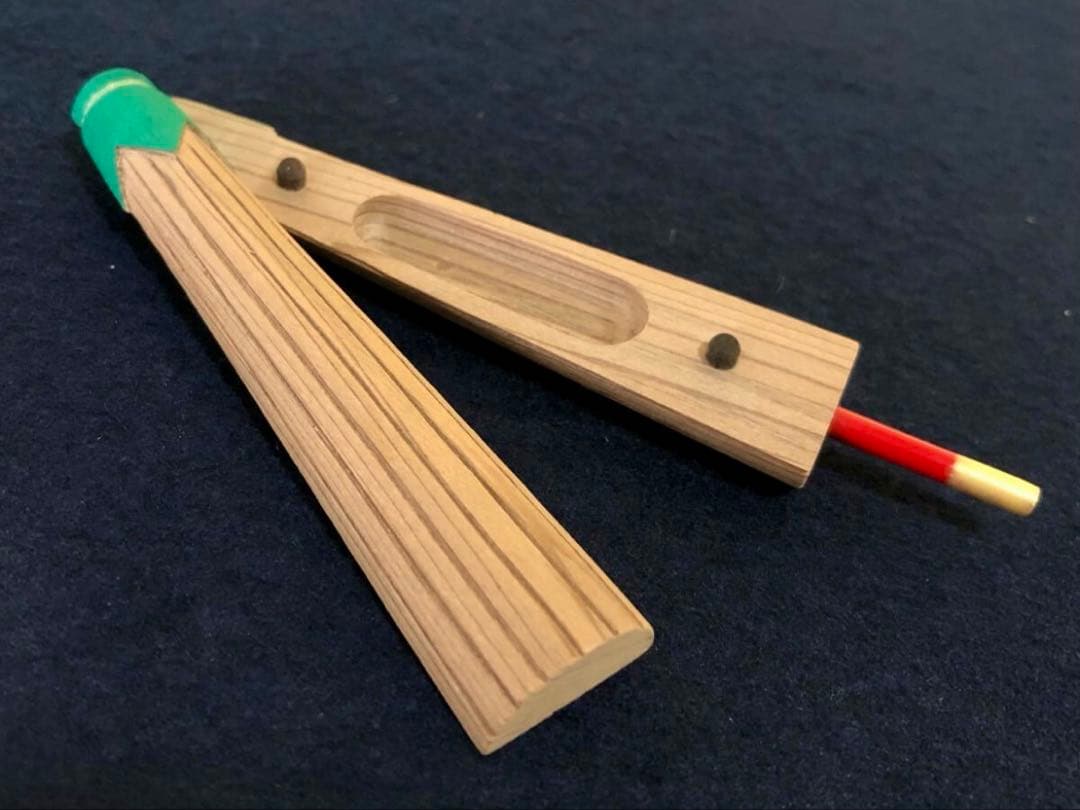 割引❗️【美品】「祖」神代杉 傘香合 道場 宗廣 共箱 茶道具 (122a⑥)