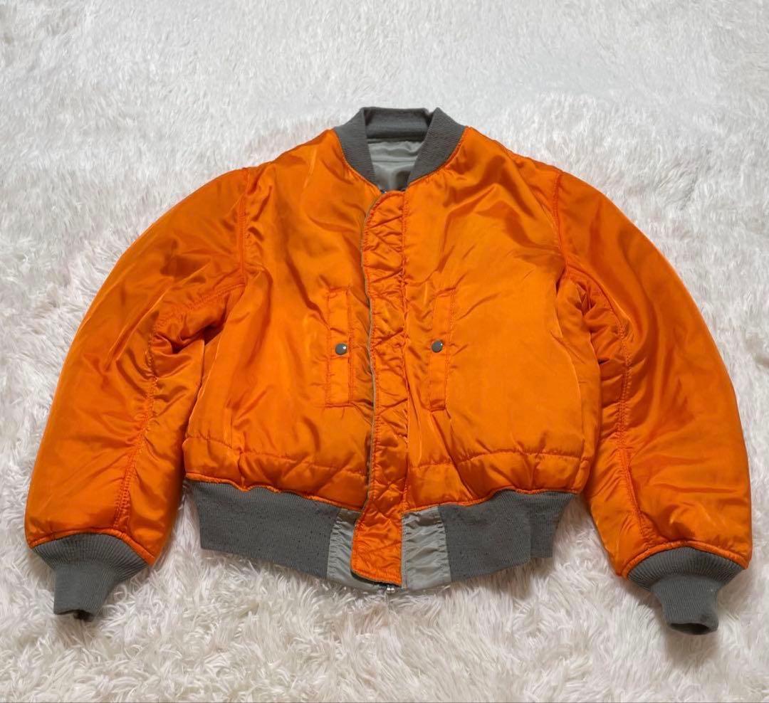 グレー MA-1 フライトジャケット