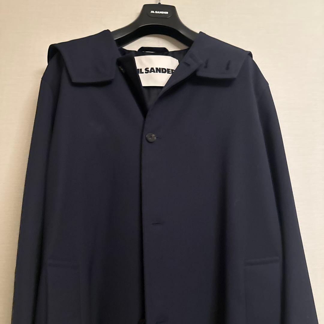 ジルサンダー 美品 スポーツコート ハンガー付き ネイビー系