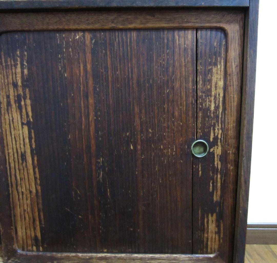 アンティーク 木製棚 茶棚 飾り棚 昭和初期～もっと古いかも？ レトロ