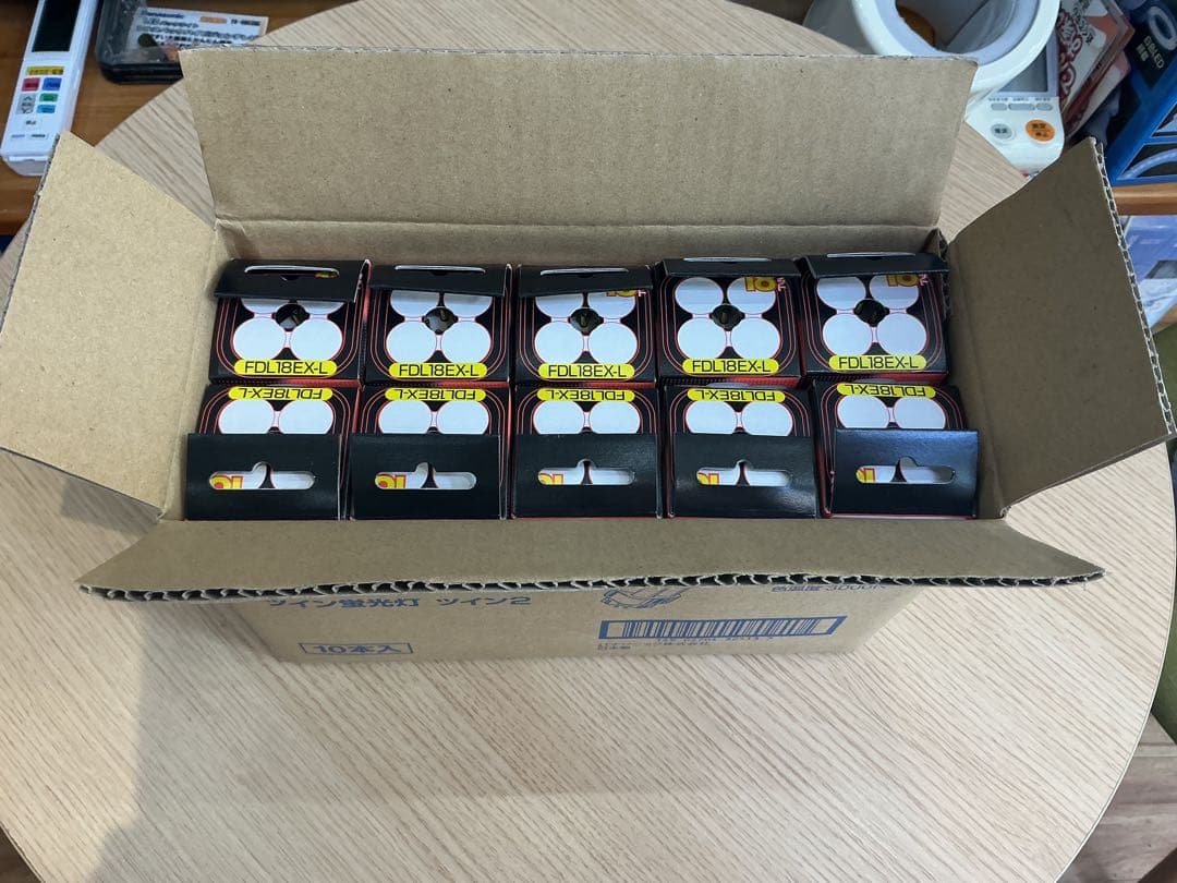 ②Panasonic FDL18EX-L ツイン蛍光灯 10本入