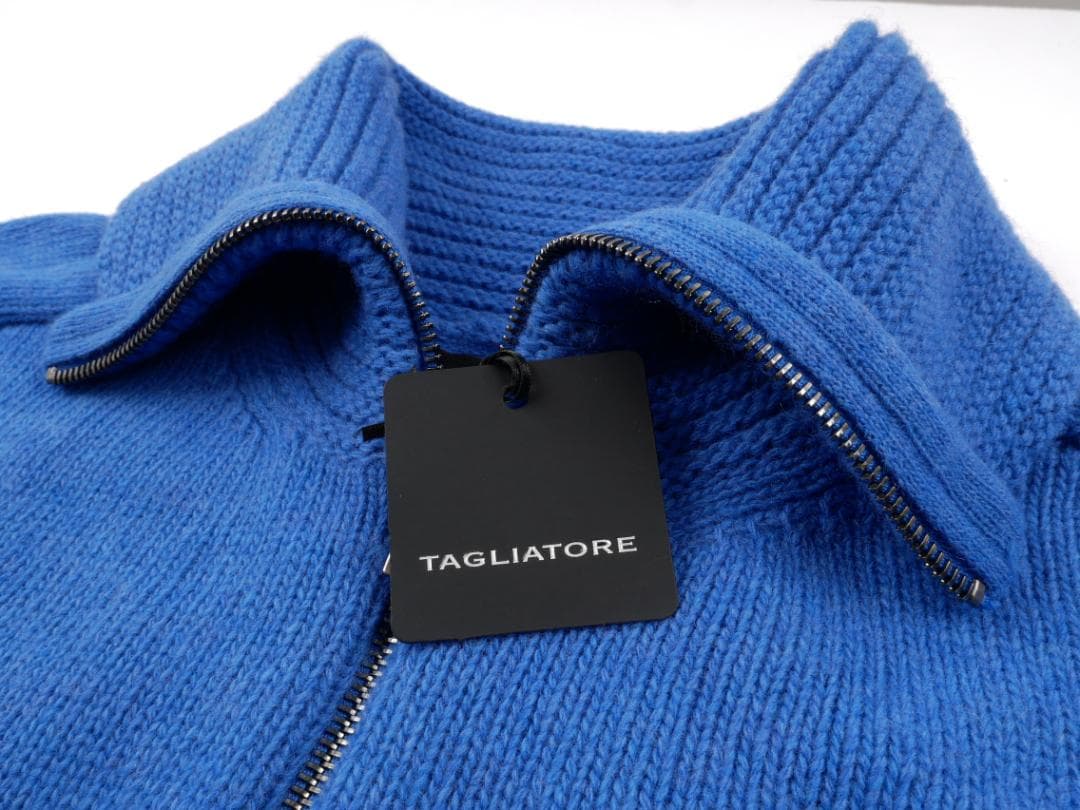 TAGLAIATORE タリアトーレ◆48◆ニット ジップアップ カーディガン