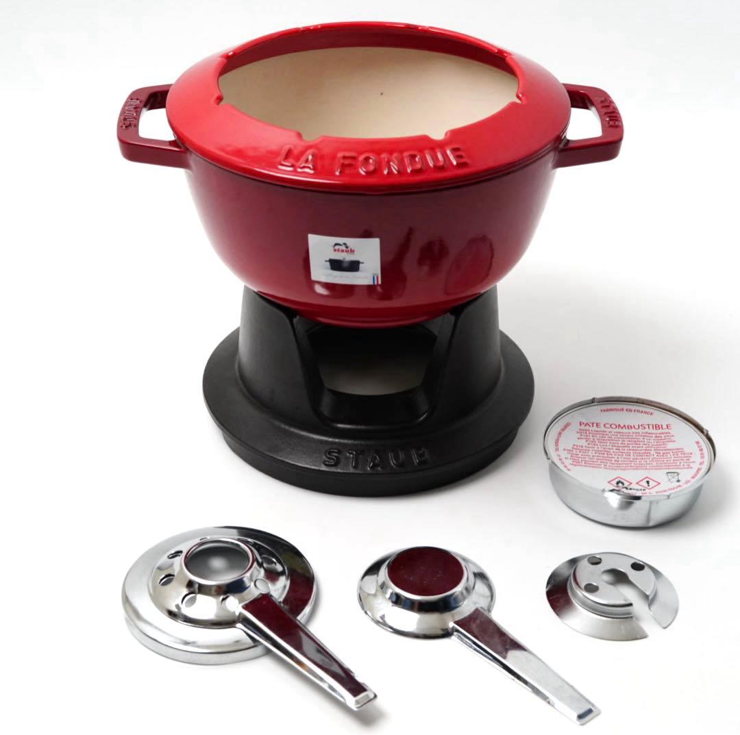 【極美品】ストウブ staub フォンデュセット20cm チェリー
