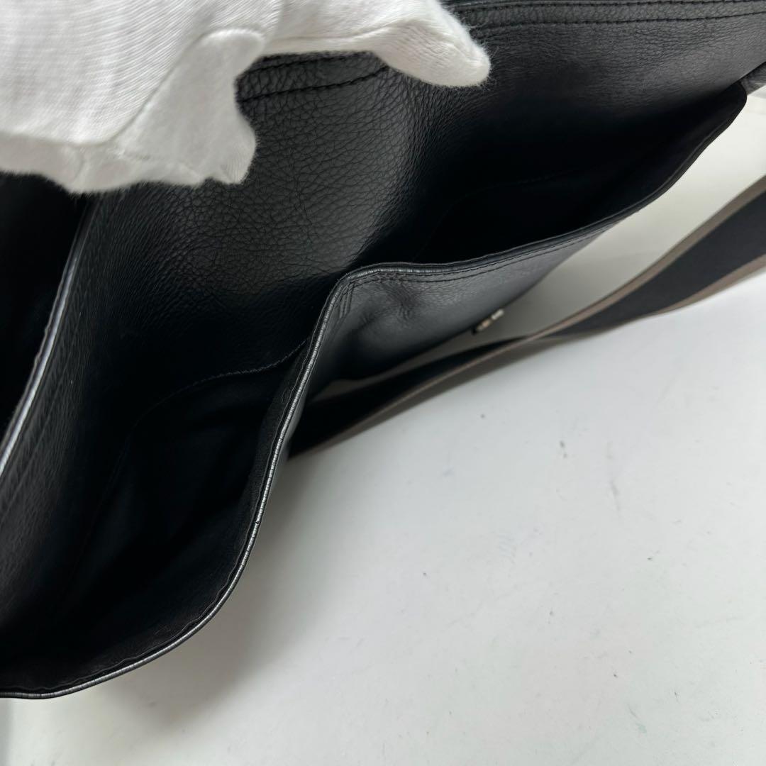 【美品】COACH コーチ ショルダーバッグ メッセンジャー レザー メンズ