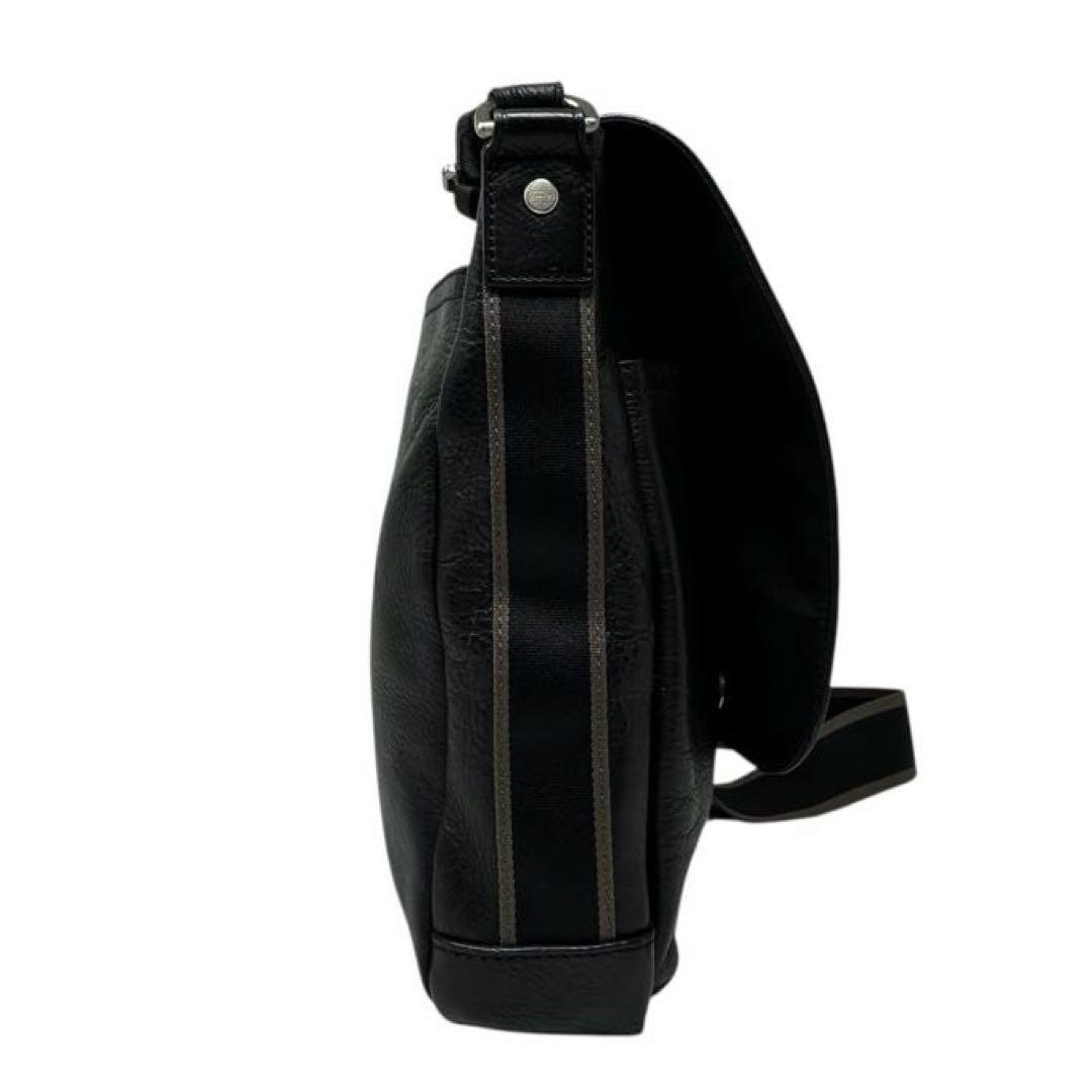 【美品】COACH コーチ ショルダーバッグ メッセンジャー レザー メンズ