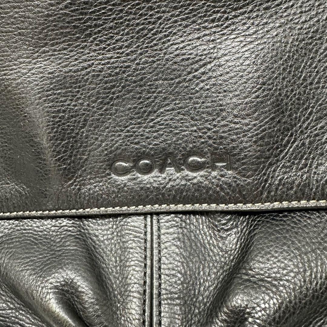 【美品】COACH コーチ ショルダーバッグ メッセンジャー レザー メンズ