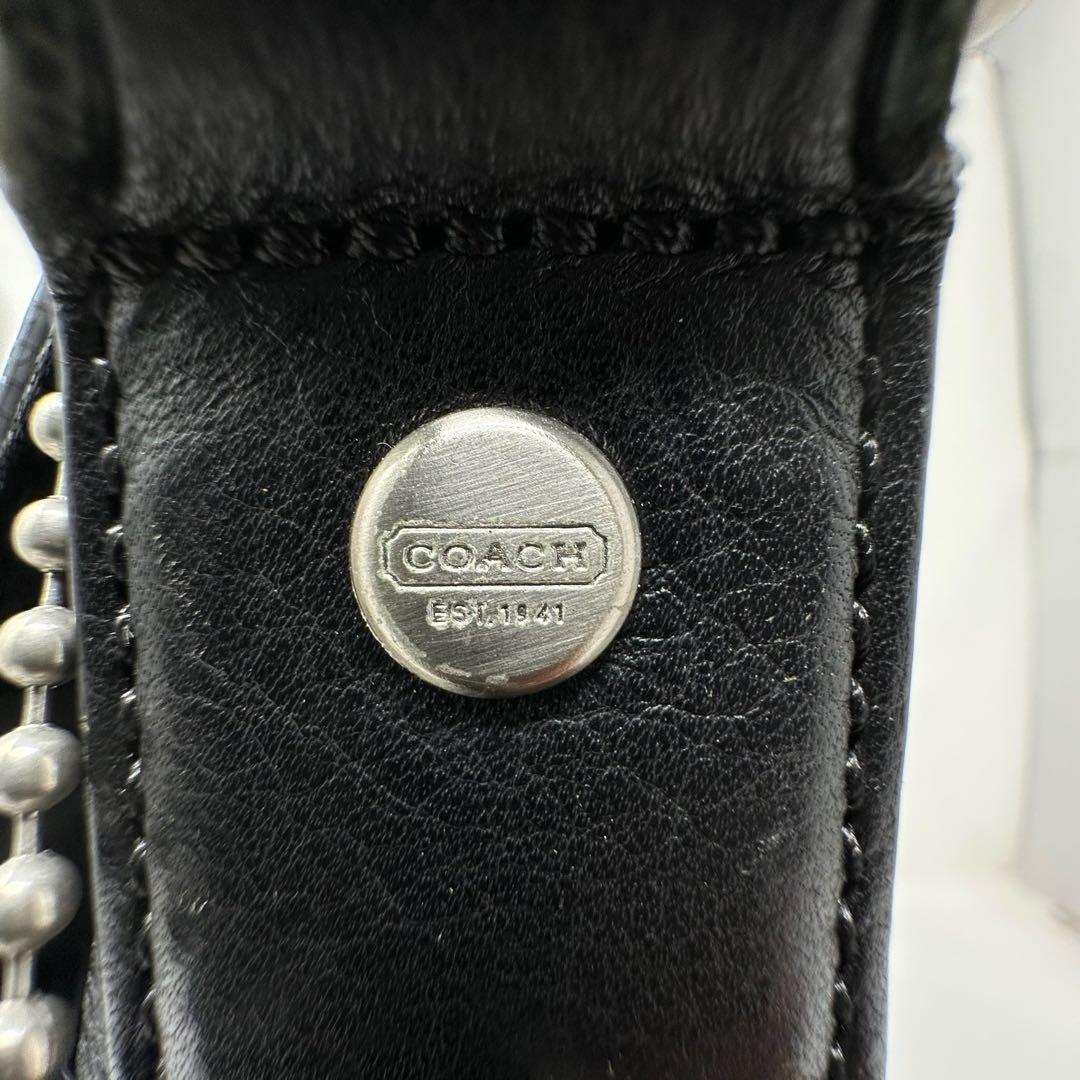 【美品】COACH コーチ ショルダーバッグ メッセンジャー レザー メンズ