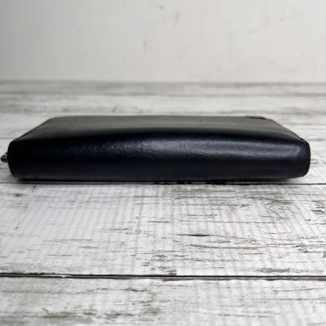 dunhill ダンヒル レザー ラウンドファスナー 長財布