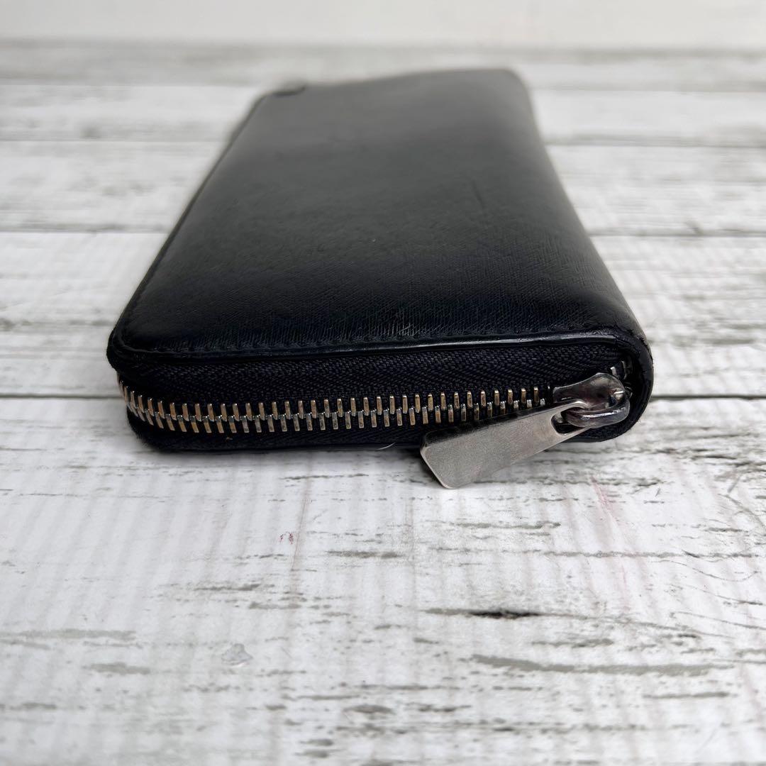 dunhill ダンヒル レザー ラウンドファスナー 長財布