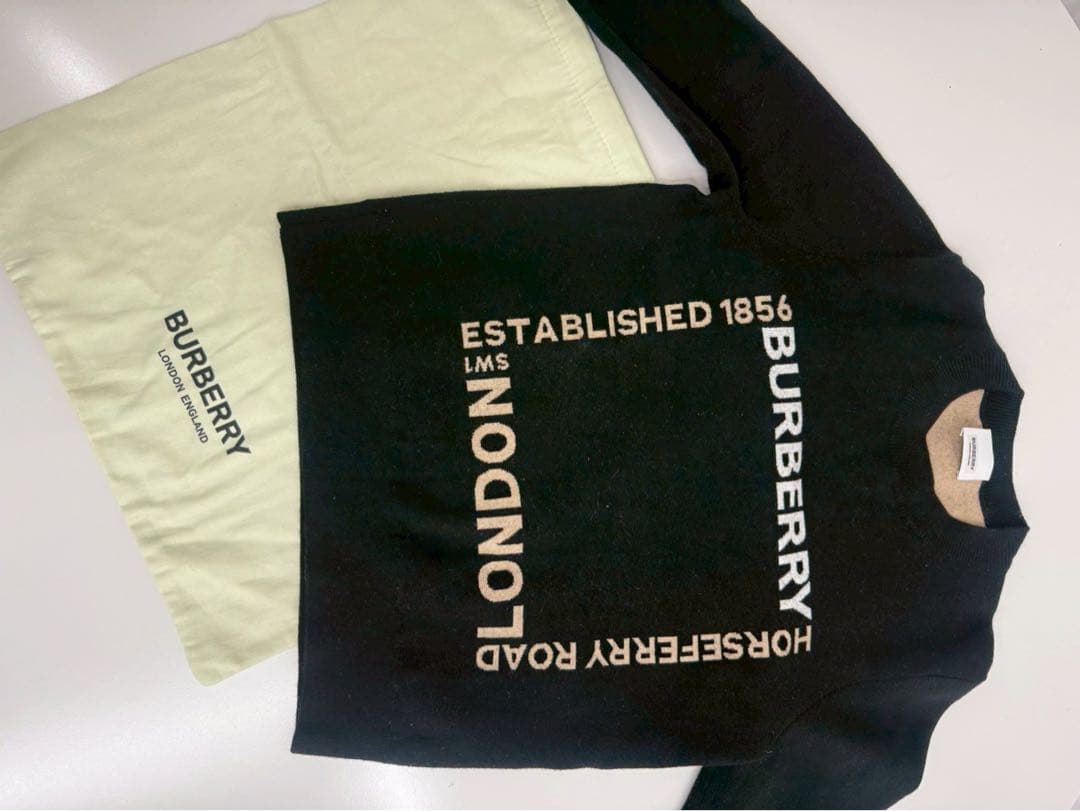 【定価10万】バーバリー ホースフェリープリント セーター