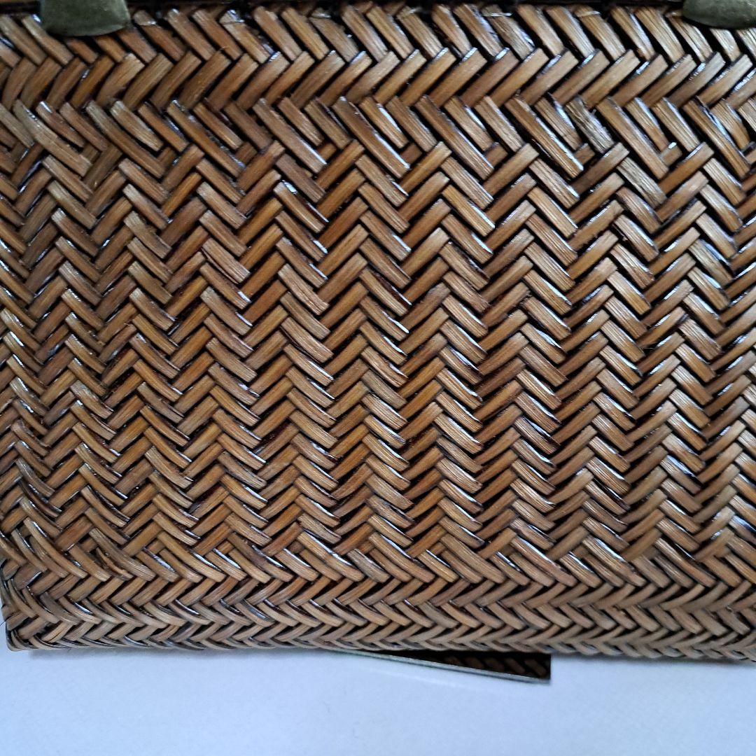 ハンドメイド 籐 籐バッグ かごバッグ ハンドバッグ