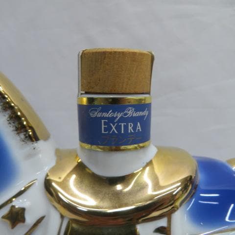 サントリー エクストラ ブランデー クリスマス 馬 木馬 加藤工芸 未開栓