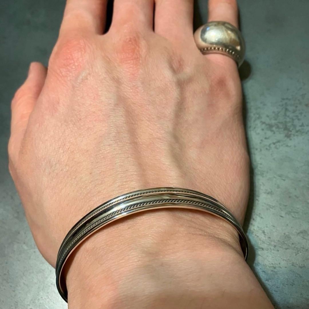 SILVER925 NATIVE BRACELET/シルバー/バングル