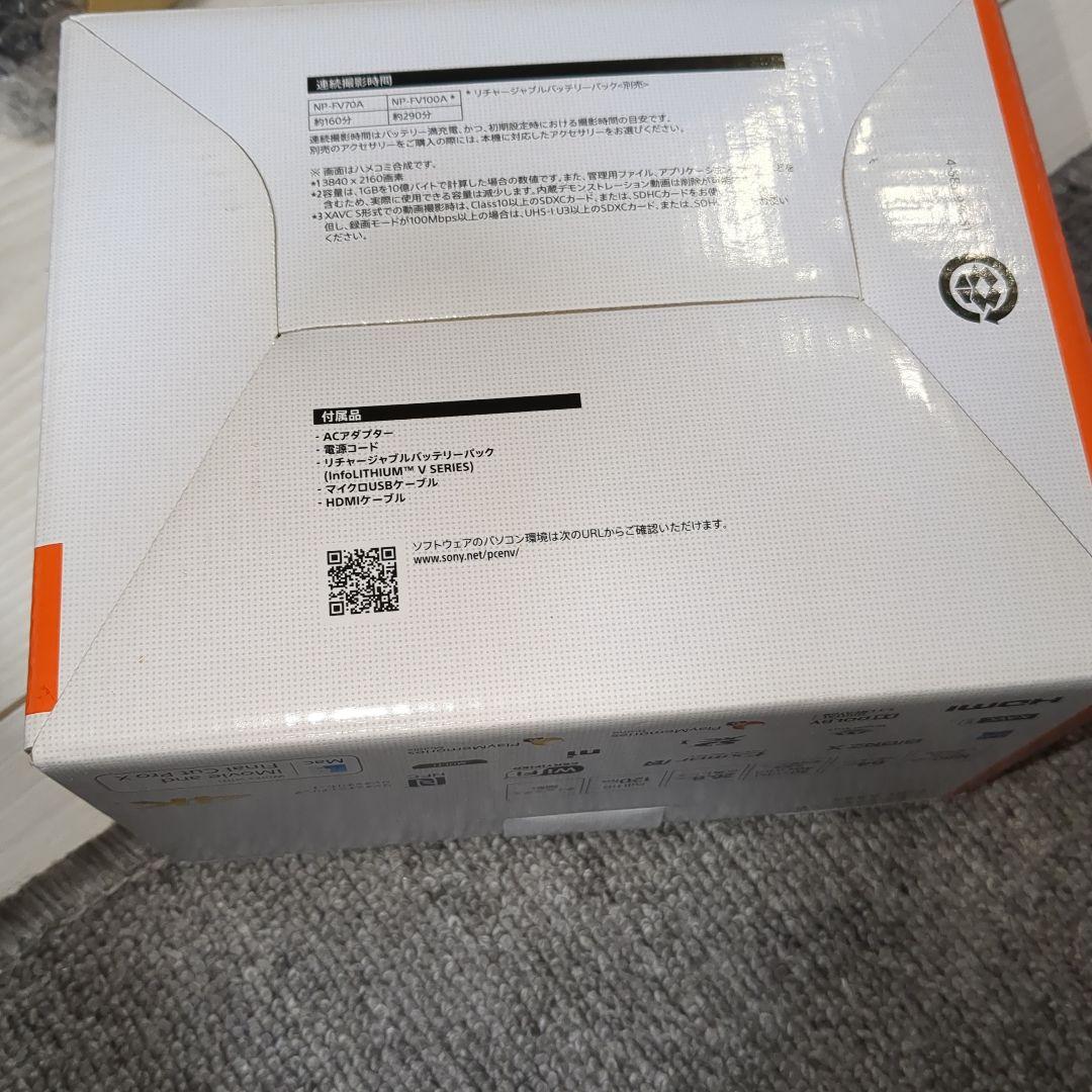 【美品・動作良好】SONY FDR-AX45 ビデオカメラ 本体 4K