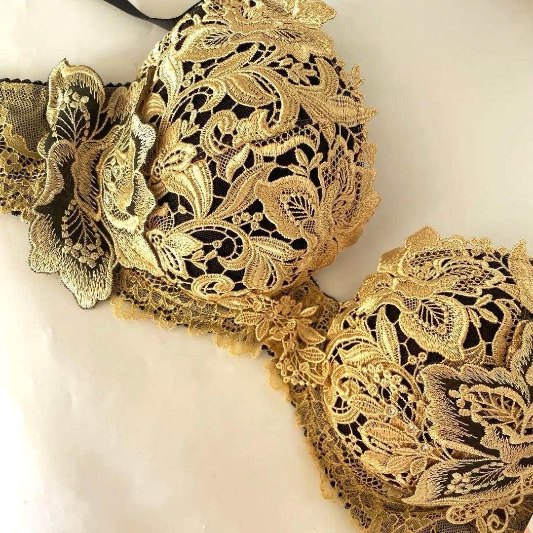 店舗限定！ワコール サルート19Gブラジャー　Tバック　ソングセットF65-M