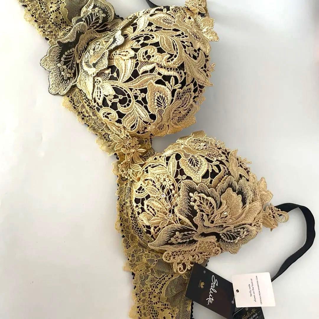 店舗限定！ワコール サルート19Gブラジャー　Tバック　ソングセットF65-M