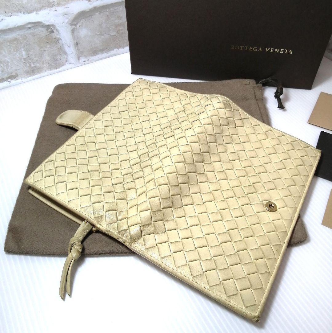 ◆ボッテガヴェネタ◆2つ折り 財布 イントレチャート 高級本革 エレガント