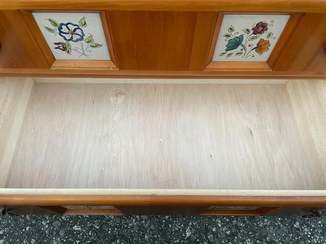 ★ 木製 バレンシア チェスト タイル パイン 箪笥 タンス 北欧 風 引出