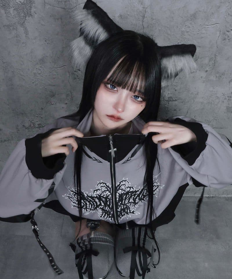 HIDOLATRAL THEODOL　近未来メタルジャージ　GRAY　地雷系