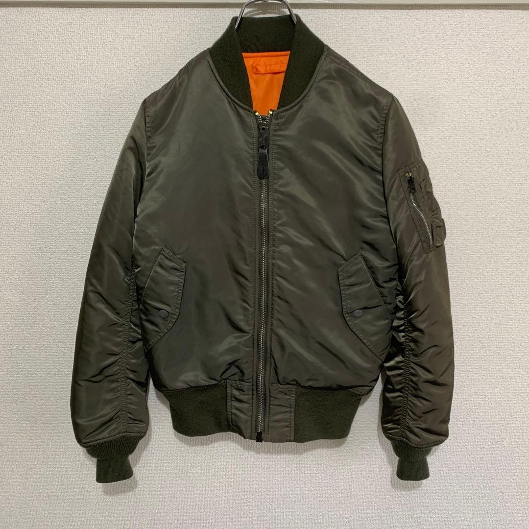 ALPHA MA-1ジャケット 20004-276 レプリカグレー　XS