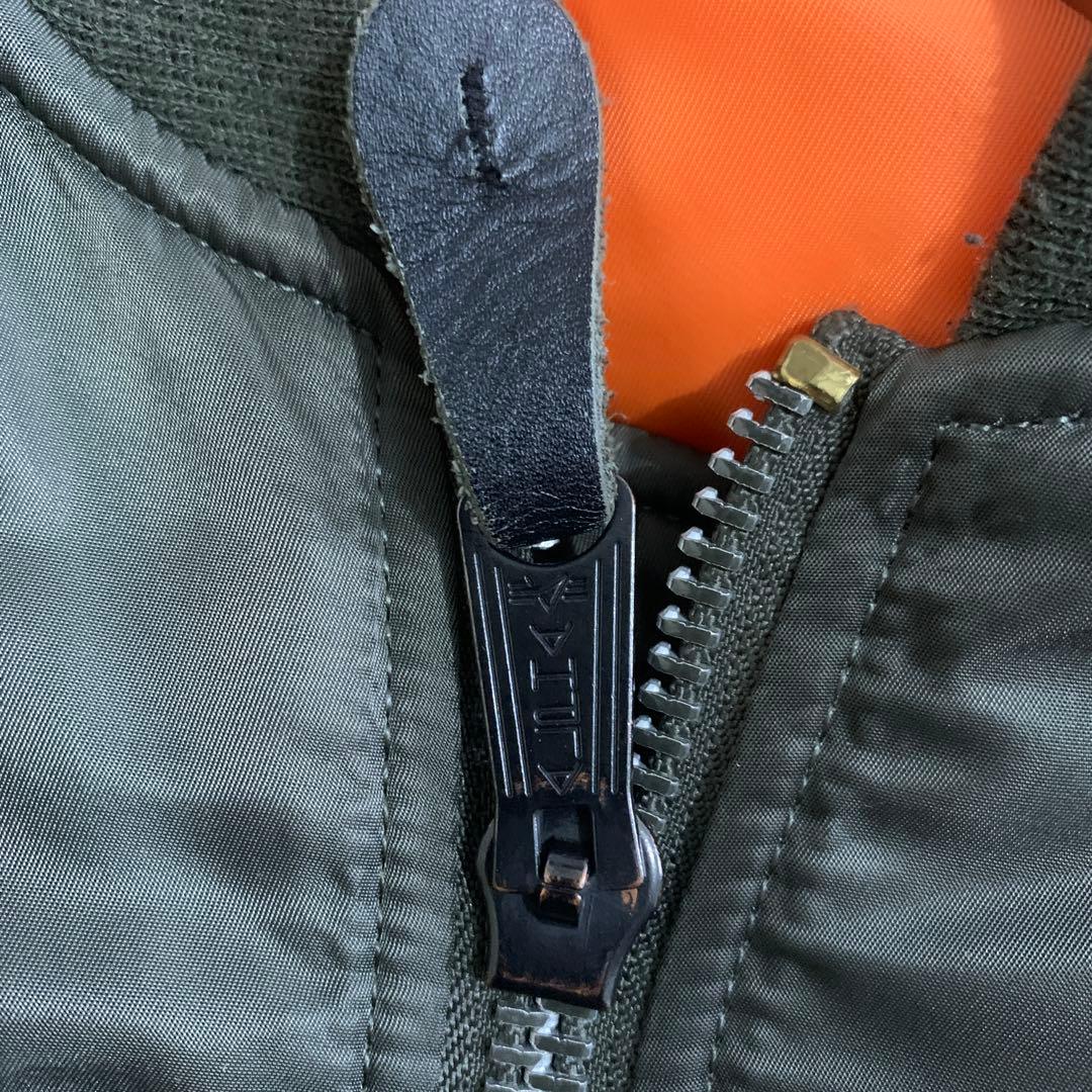 ALPHA MA-1ジャケット 20004-276 レプリカグレー　XS