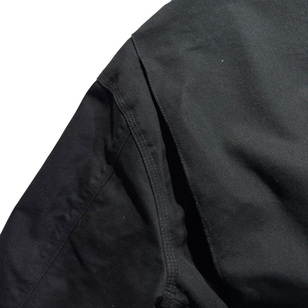 カーハート デトロイトジャケット 黒 OJ3828 企業ロゴ 00s ビンテージ