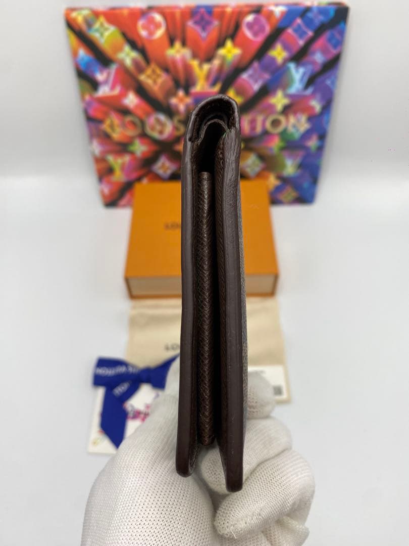 人気✨ルイ・ヴィトン ダミエ ポルトフォイユ マルコ コンパクト 二つ折り財布