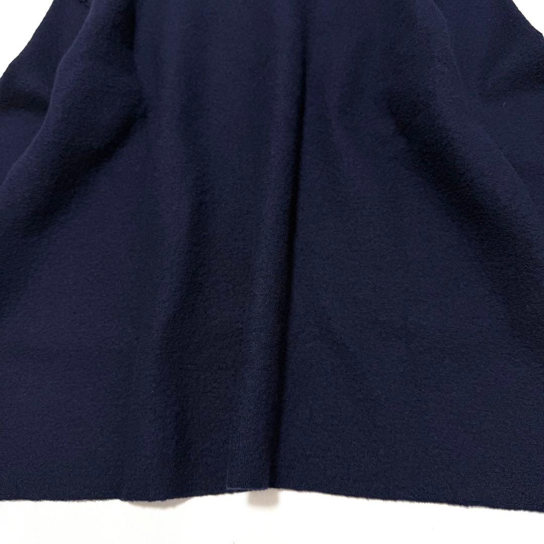 新品✨yori✨ヨリ　圧縮フロントショートプルオーバー　2023AW　ネイビー