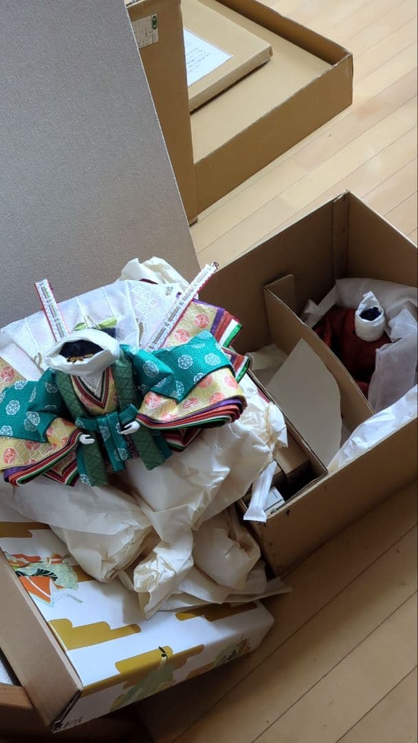 2月限定お値下げ極美品おひなさま　親王飾り　雛人形　極上仕立て　久月作