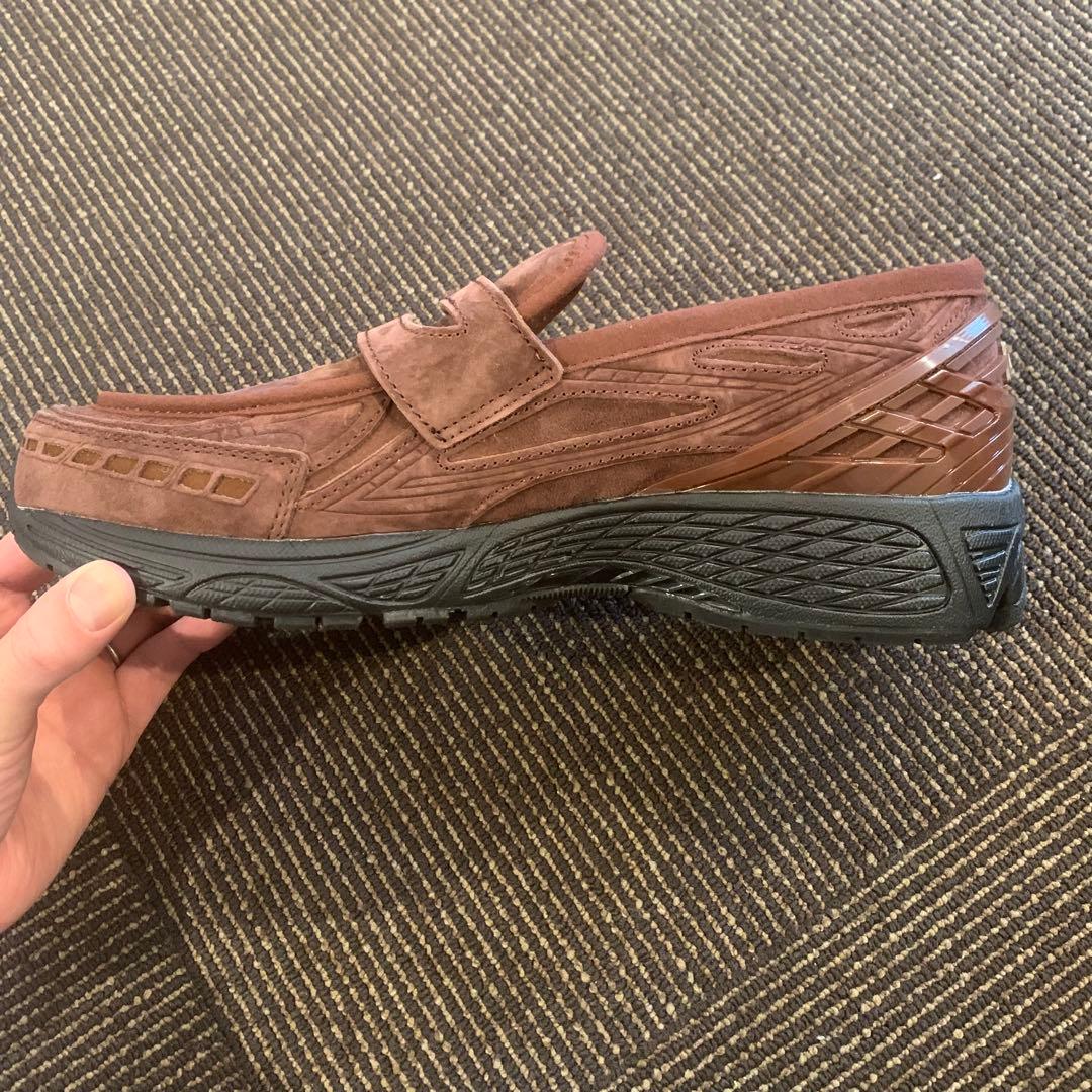 新品級 U1906LNSニューバランス スエード ローファー ブラウン 27cm